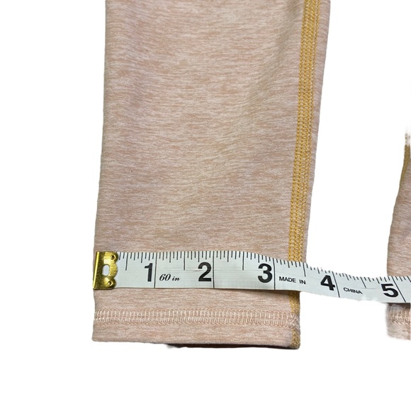 ALO Yoga High Waist Sheila AloSoft Legging Tight Yellow Heather XS - Picture 13 of 14